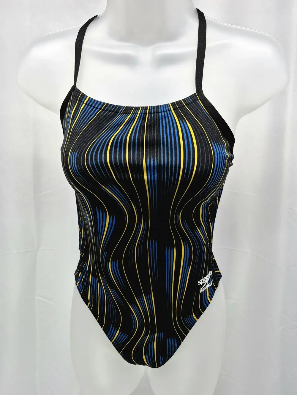 NWOT Speedo Space Train Flyback Swimsuit 6/32 Endurance Competive Swim Beach